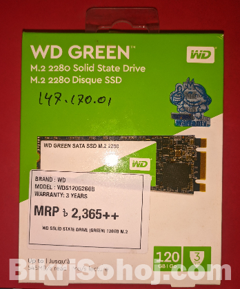 Western Digital 120GB M.2 SSD